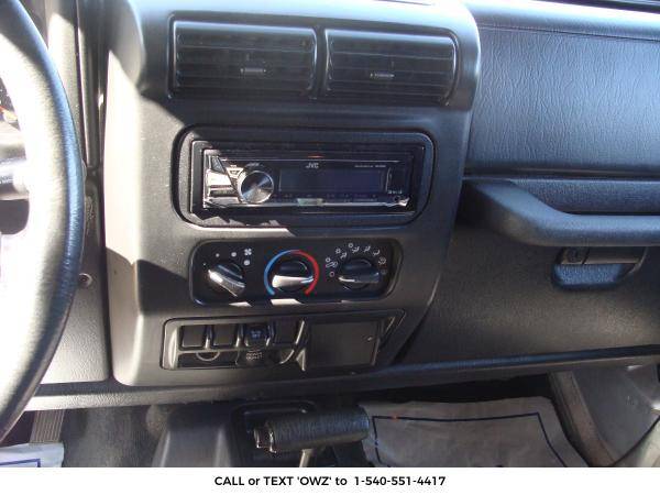 2003 *JEEP WRANGLER* SUV/Crossover SE - cars & trucks - by dealer -... for sale in Bedford, VA – photo 6