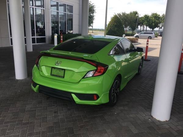 2016 Honda Civic EX-L coupe Energy Green Pearl - - by for sale in Clermont, FL – photo 5