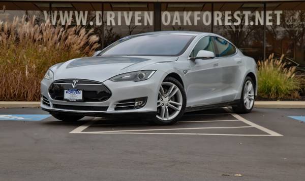 2013 Tesla Model S 4dr Sedan Silver Metallic for sale in Oak Forest, IL – photo 9
