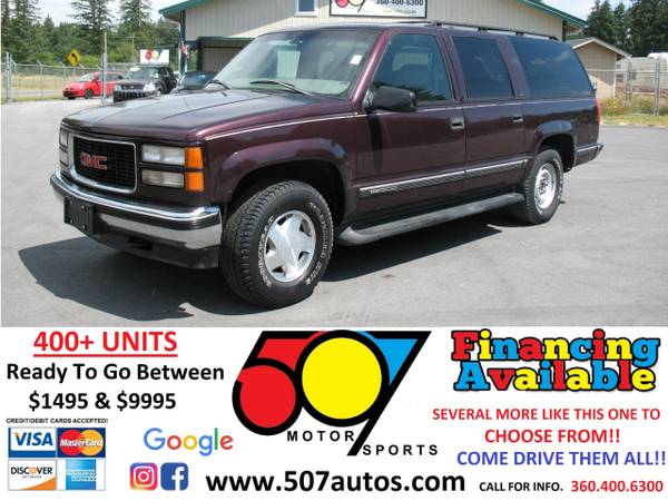 1997 GMC Suburban 1500 4WD - - by dealer - vehicle for sale in Roy, WA – photo 2
