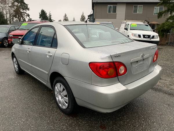 2003 Toyota Corolla CE 1 8L Automatic! Fuel Efficient! We for sale in Lynnwood, WA – photo 2
