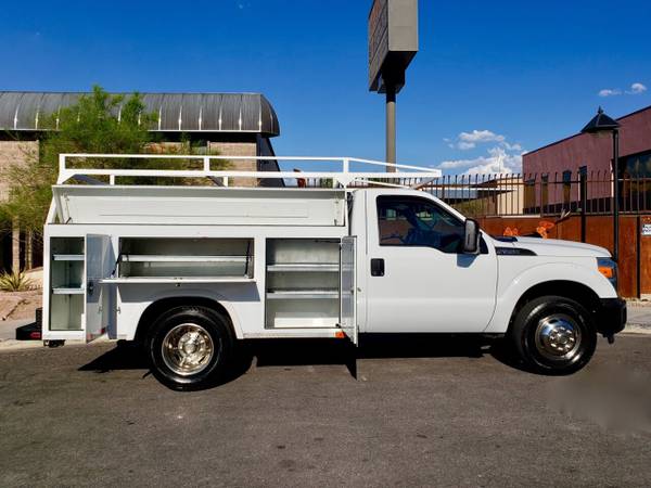 2012 FORD F-350 UTILITY SERVICE BED TRUCK "32k MILES" DUAL REAR WHEELS for sale in Modesto, CA – photo 13