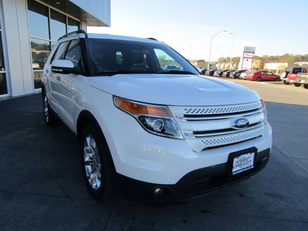 2014 *Ford* *Explorer* *4WD 4dr Limited* White Plati - cars & trucks... for sale in Omaha, NE – photo 9