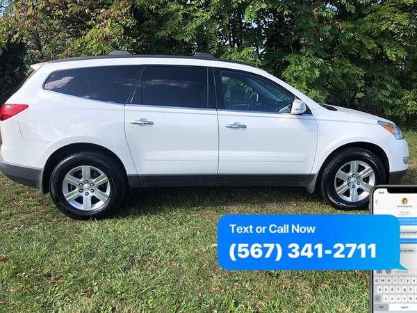 2012 Chevrolet Chevy Traverse 4d SUV AWD LT1 DC LOW PRICES WHY PAY... for sale in Northwood, OH – photo 7