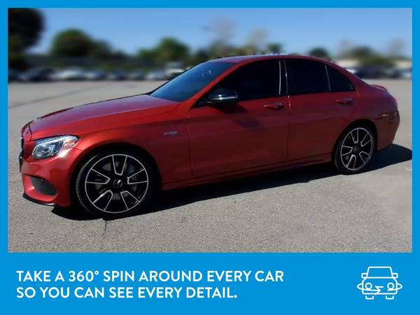 2017 Mercedes-Benz Mercedes-AMG C-Class C 43 AMG Sedan 4D sedan Red for sale in Indianapolis, IN – photo 3