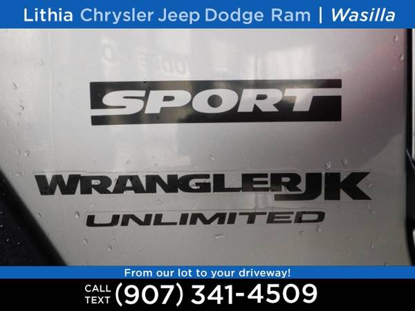 2018 Jeep Wrangler JK Unlimited Sport S 4x4 - cars & trucks - by... for sale in Wasilla, AK – photo 22