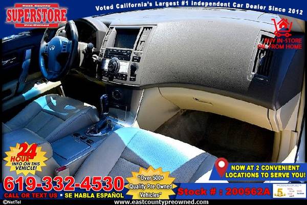 2006 INFINITI FX35 BASE SUV-EZ FINANCING-LOW DOWN! - cars & trucks -... for sale in El Cajon, CA – photo 4