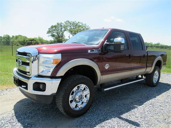2012 FORD F250 SUPER DUTY LARIAT, Burgundy APPLY ONLINE for sale in Summerfield, TN – photo 18