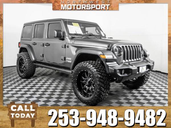 *PICKUP TRUCKS* Lifted 2018 *Jeep Wrangler* Unlimited Sport 4x4 for sale in PUYALLUP, WA