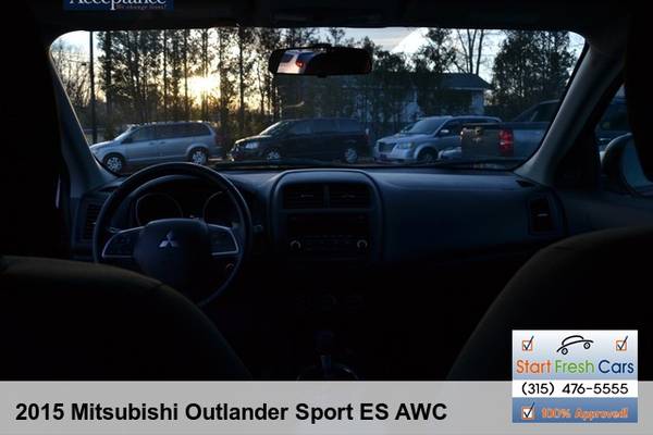 2015 MITSUBISHI OUTLANDER SPORT ES AWC - cars & trucks - by dealer -... for sale in Syracuse, NY – photo 12