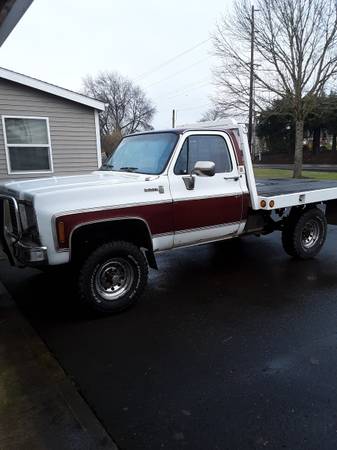 1976 chevy k20 twin stick 8speed - cars & trucks - by owner -... for sale in Banks, OR – photo 3