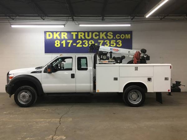 2014 Ford F-450 Super Cab 4X4 V10 Utility Bed Service Body W/Crane for sale in Other, AL – photo 2