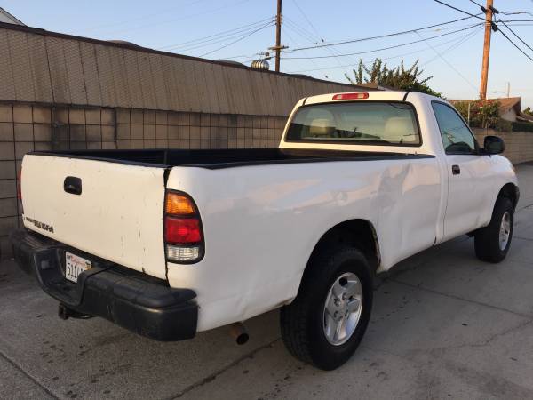 2002 TOYOTA TRUCK TUNDRA V6 WHITE LONGBED 91KMI RUNS EXCE CLEAN TITLE for sale in Westminster, CA – photo 6
