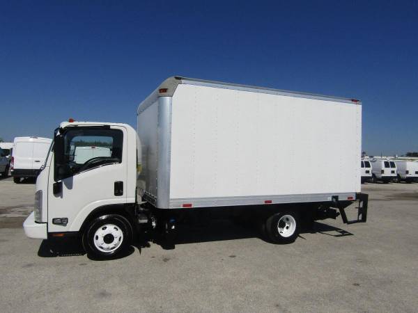 2012 Isuzu NPR-HD 14ft Dry Box Truck Lift Gate Delivery Truck 93K for sale in Opa-Locka, FL – photo 5