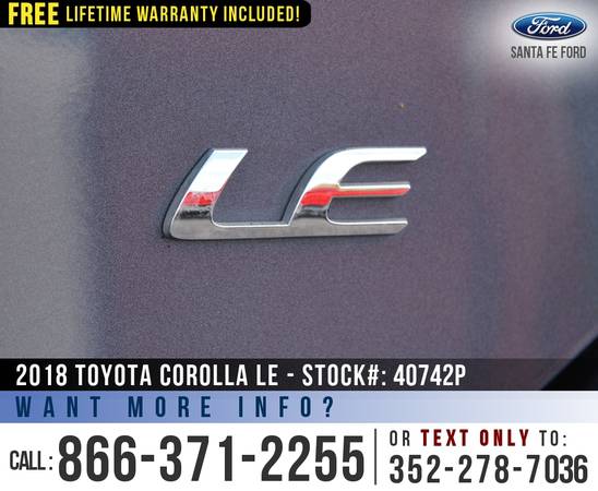 2018 Toyota Corolla LE *** Bluetooth, Cruise Control, Camera *** -... for sale in Alachua, AL – photo 21