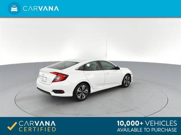2017 Honda Civic EX-L w/Navigation Sedan 4D sedan White - FINANCE for sale in Indianapolis, IN – photo 11