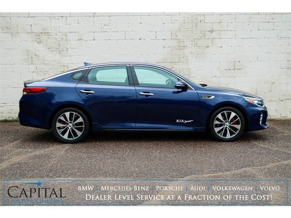 2016 Kia Optima SX with Nav, Backup Cam, Heated Seats! LOW MILES! for sale in Eau Claire, WI – photo 2