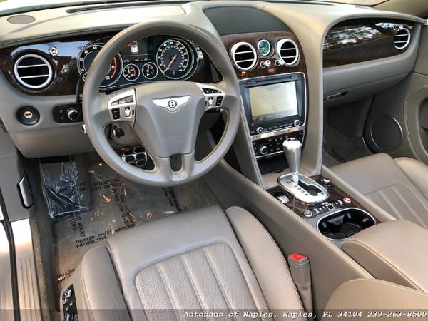 2013 Bentley Continental GT Convertible w/ 23,774 miles! Glacier W -... for sale in Naples, FL – photo 13
