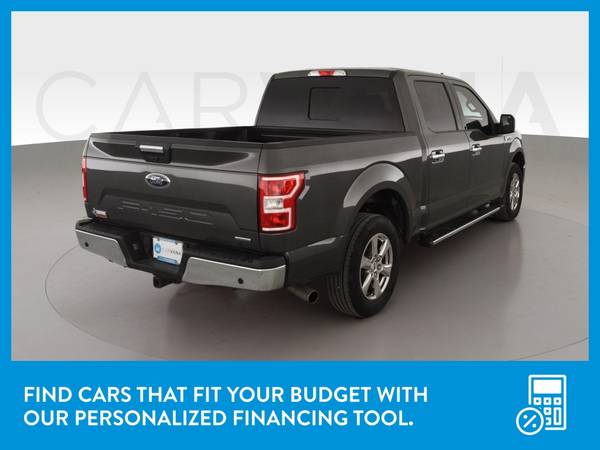 2018 Ford F150 SuperCrew Cab XLT Pickup 4D 5 1/2 ft pickup Gray for sale in Cleveland, OK – photo 8