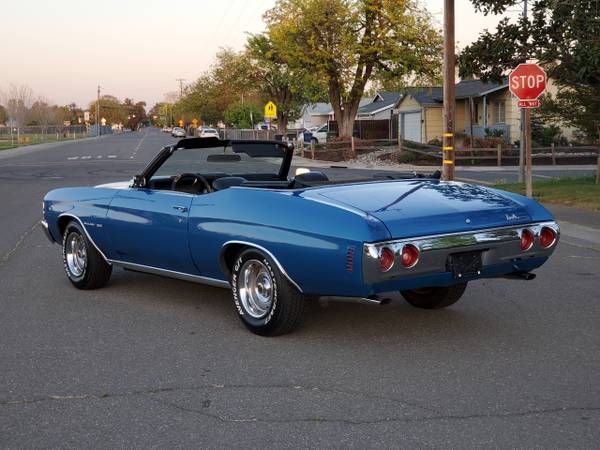 1971 convertible chevelle 350 motor, power top - - by for sale in Rio Linda, CA – photo 7