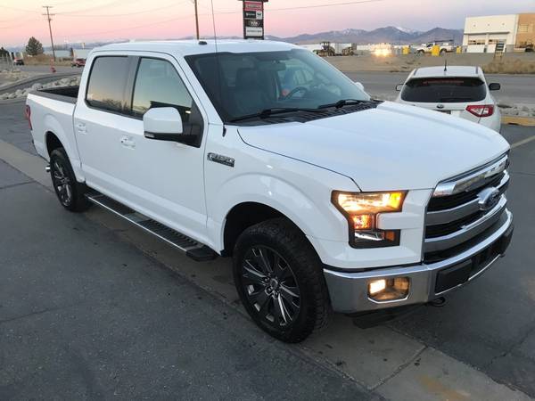 2016 Ford F150 Lariat *PU *39K Mi *HEATED PACKAGE *LOADED *White Ext... for sale in Salt Lake City, UT – photo 2