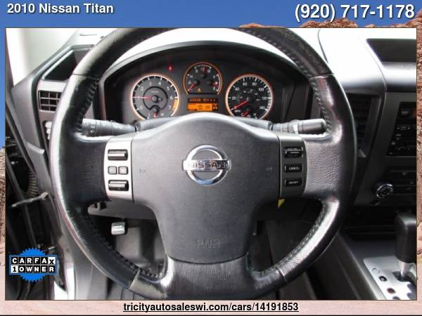 2010 NISSAN TITAN SE 4X4 4DR CREW CAB SWB PICKUP Family owned since for sale in MENASHA, WI – photo 12