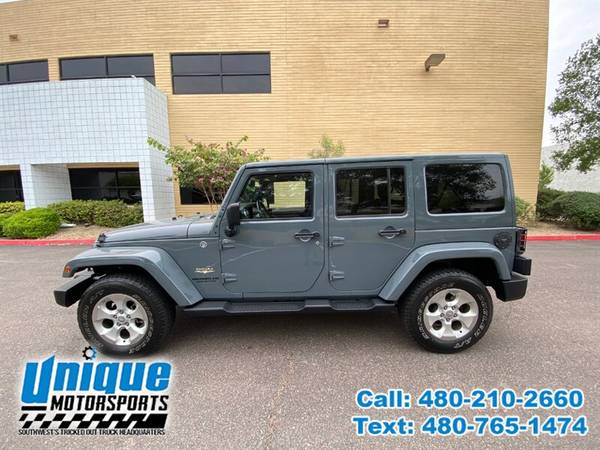 2014 JEEP WRANGLER UNLIMITED SAHARA 4WD HARDTOP UNIQUE TRUCKS - cars for sale in Tempe, NM – photo 2