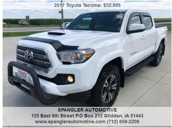 2017 TOYOTA TACOMA TRD SPORT*43K MILES*REMOTE START*NEW TIRES*SHARP!! for sale in Glidden, IA