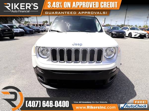 $182/mo - 2016 Jeep Renegade Limited - 100 Approved! - cars & trucks... for sale in Kissimmee, FL – photo 5