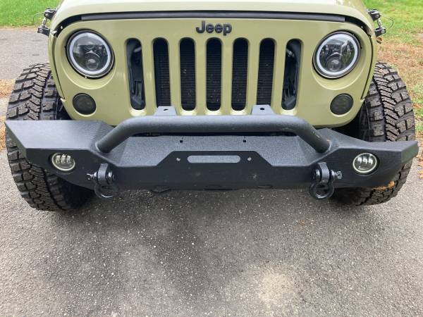 2013 Jeep Wrangler Unlimited Rubicon 4dr Commando Green / Saddle 6... for sale in Waterbury, NY – photo 12