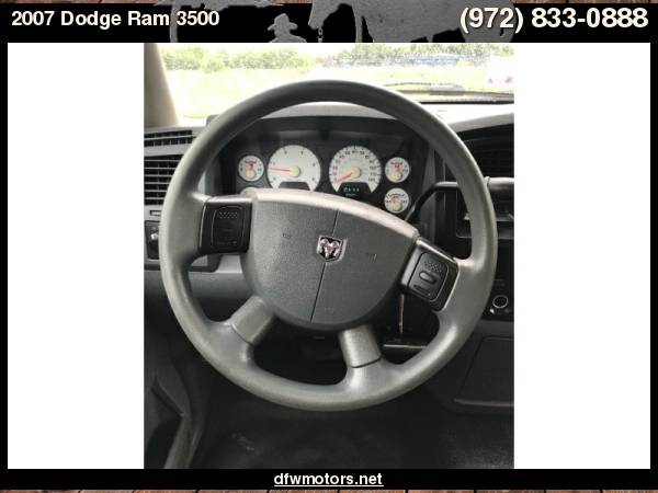 2007 Dodge Ram 3500 ST 2WD Quad Cab 140.5" SRW for sale in Lewisville, TX – photo 17