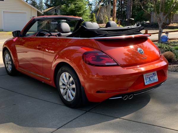 2019 VW Beetle Convertible 2 0L Turbo S for sale in Port Orchard, WA – photo 3