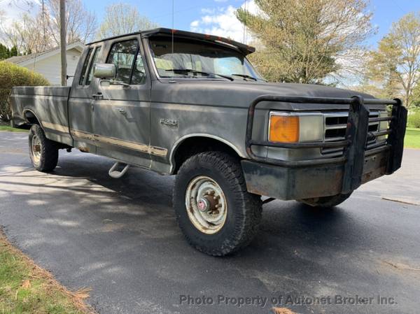 1991 Ford F-250 HD Supercab 155 WB 4WD Gray/7 3L P - cars & for sale in Bloomington, IL – photo 4