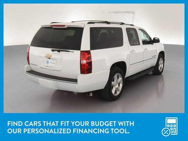 2014 Chevy Chevrolet Suburban 1500 LTZ Sport Utility 4D suv White for sale in Pittsburgh, PA – photo 8