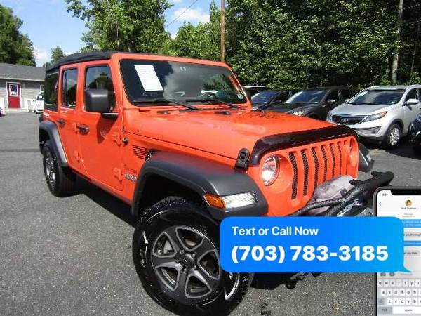 2018 JEEP WRANGLER UNLIMITED Sport S ~ WE FINANCE BAD CREDIT for sale in Stafford, VA – photo 3
