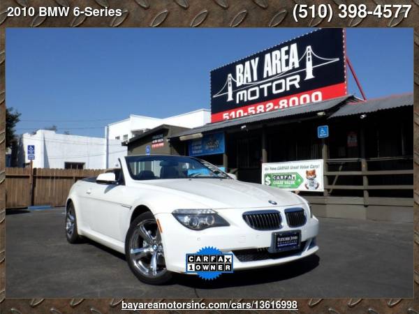2010 BMW 6-Series 650i Convertible - cars & trucks - by dealer -... for sale in Hayward, CA