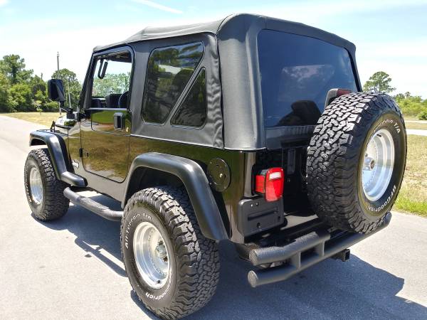 Super Clean Sharp 1999 Black Jeep Wrangler 4X4 - - by for sale in Hudson, FL – photo 10
