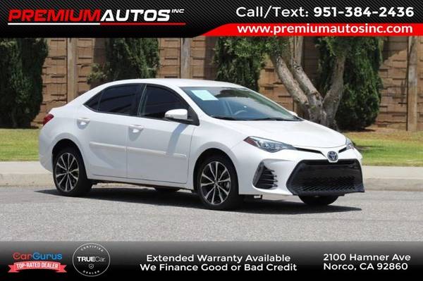 2017 Toyota Corolla SE Sedan - cars & trucks - by dealer - vehicle... for sale in Norco, CA – photo 2