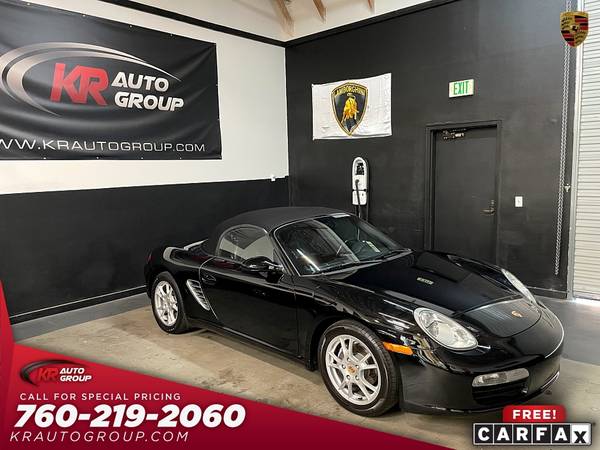 2006 PORSCHE BOXTER 5 SPD MANUAL TRIPLE BLACK MUST SEE - cars & for sale in Palm Desert , CA – photo 4