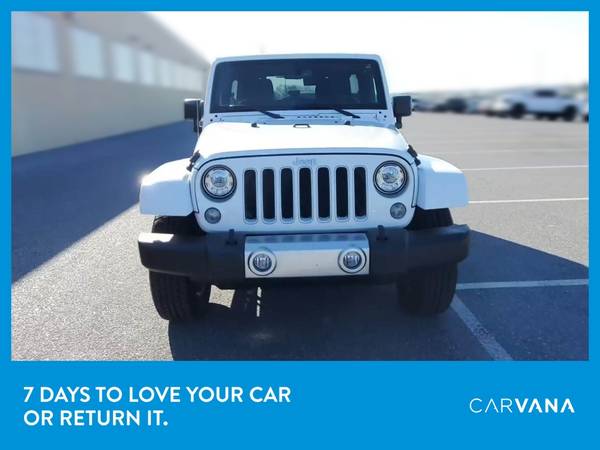 2017 Jeep Wrangler Unlimited Sahara Sport Utility 4D suv White for sale in Frederick, MD – photo 13