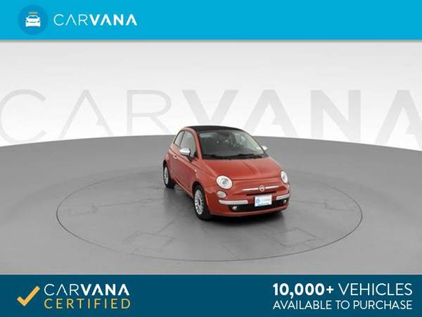 2012 FIAT 500 500C Lounge Convertible 2D Convertible RED - FINANCE for sale in Atlanta, FL