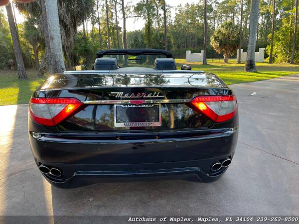 2012 Maserati GranTurismo Convertible - Low miles and well kept car for sale in Naples, FL – photo 4