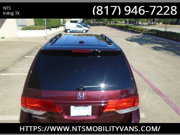 LEATHER 2010 HONDA ODYSSEY MOBILITY HANDICAPPED WHEELCHAIR RAMP VAN for sale in Irving, TN – photo 9