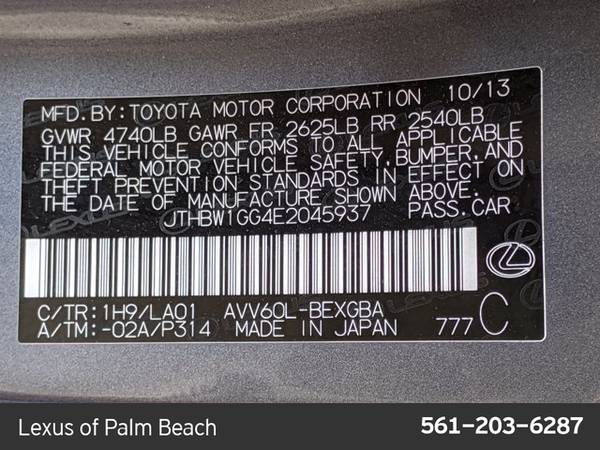 2014 Lexus ES 300h Hybrid SKU:E2045937 Sedan - cars & trucks - by... for sale in West Palm Beach, FL – photo 21