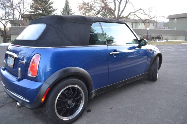 Adorable Blue Mini Cooper Convertible 2008 - cars & trucks - by... for sale in Boulder, CO – photo 5