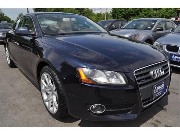 2011 Audi A5 coupe 2.0T quattro Premium AWD 2dr Coupe 6M (BLUE) for sale in Hooksett, MA – photo 9