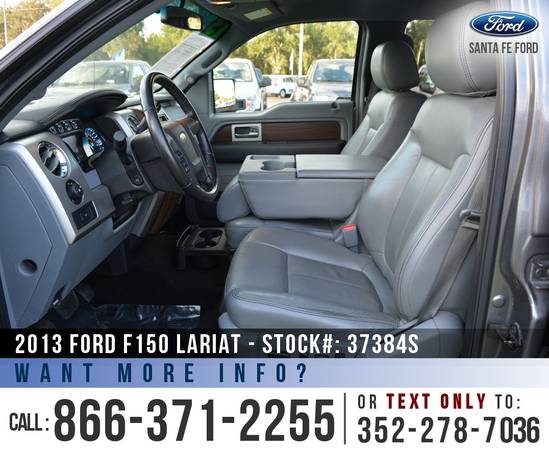 *** 2013 Ford F150 Lariat *** SYNC - Leather Seats - Flex Fuel Engine for sale in Alachua, FL – photo 13