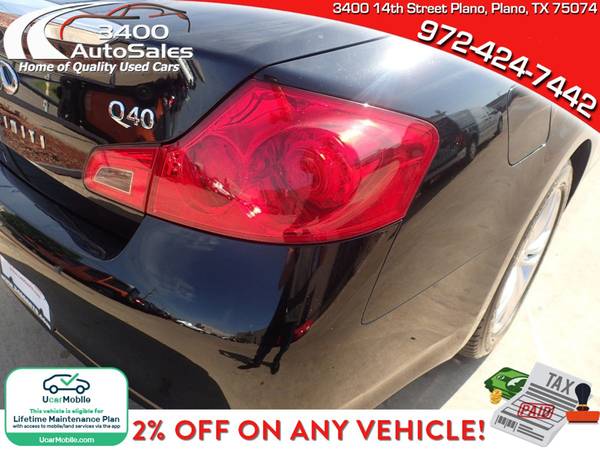 2015 INFINITI Q40 Sedan - - by dealer - vehicle for sale in Plano, TX – photo 12