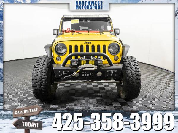 Lifted 2015 *Jeep Wrangler* Unlimited Sport 4x4 - cars & trucks - by... for sale in Lynnwood, WA – photo 8