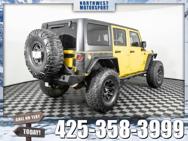 Lifted 2015 *Jeep Wrangler* Unlimited Sport 4x4 - cars & trucks - by... for sale in Lynnwood, WA – photo 5
